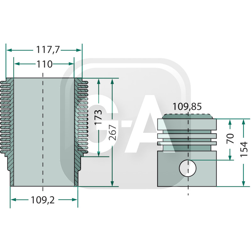 Kit cylindree tracteur Deutz